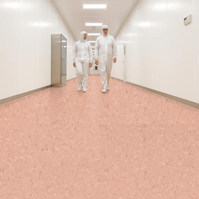 FloresistPro Vinyl Flooring Roll - Peach, 2mm, Eco-Friendly