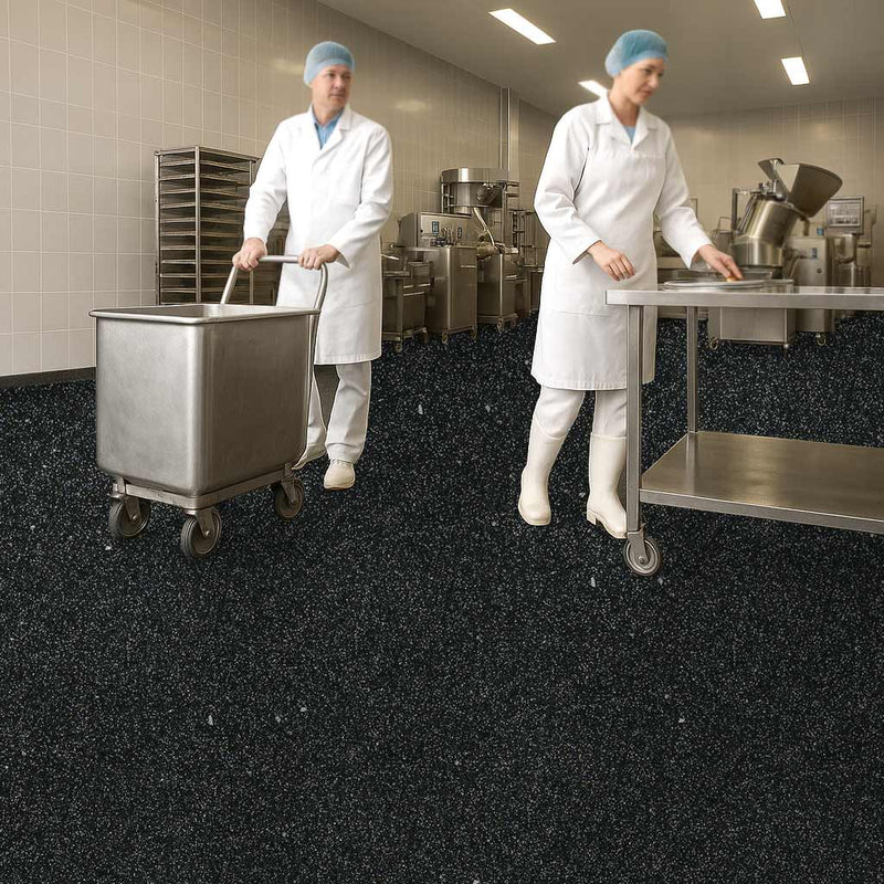 Forbo Safestep R12 Charcoal High Slip Resistant Safety Floor Covering Roll