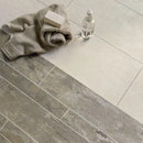 Camaro Wood PUR Ocean Slate Luxury Vinyl Safety Flooring Tile