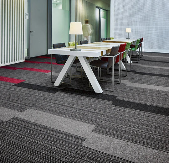 Forbo Tessera Layout & Outline Alloy Tufted Low Loop Pile Carpet Plank