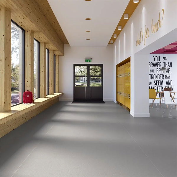 Polysafe Quicklay Rock Salt Sustainable Vinyl Slip Resistant Flooring Roll