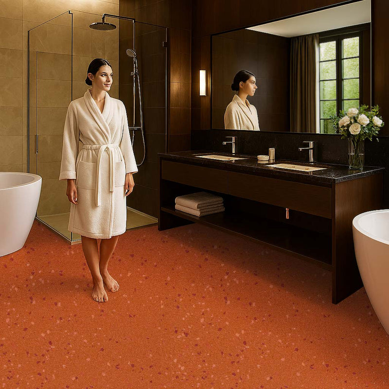 Zyrphan Aquatraxen Coral Crab Safety Vinyl Flooring – Slip-Resistant, Durable