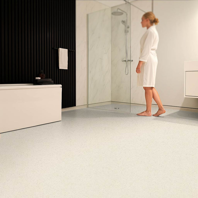 Safety Vinyl Flooring – Adhesive-Free, Slip-Resistant – Vanilla
