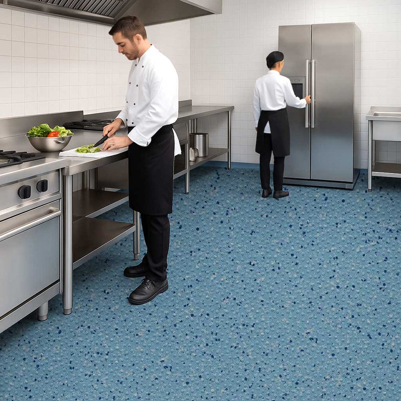 Omnaflor Aquelock Apex Vinyl Flooring – Adriatic Blue, Durable & Easy Clean
