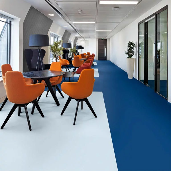 Polyflor Bloc Soft Moss Homogenous PVC With Polyurethane Reinforcement Safety Flooring Roll