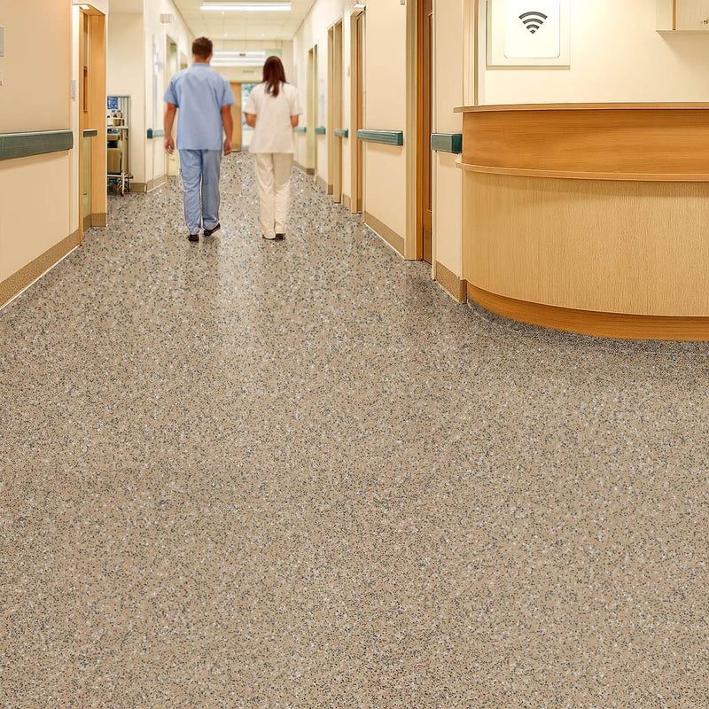 Zyrphan Nexliance Biscuit, Thickness 2.5mm, Heavy Duty Vinyl Flooring