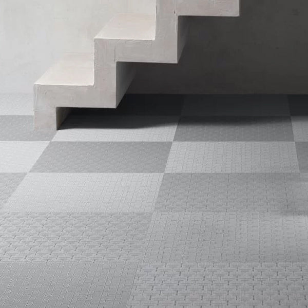 Wovon Tiles Urban Pearl Impact Sound Reductive Interwoven Vinyl Tile