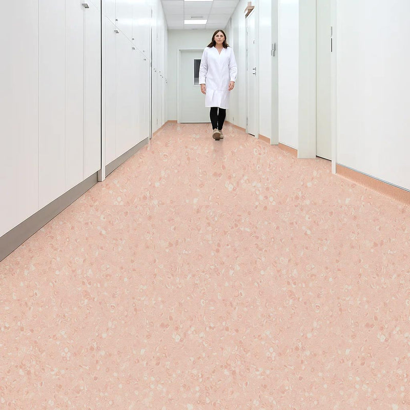 FloresistPro Vinyl Flooring Roll - Contrast Peach, 2mm, Eco