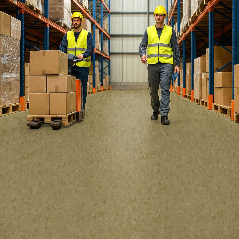 FloresistPro Vinyl Flooring – Dark Moss, 2mm thick, Homogeneous