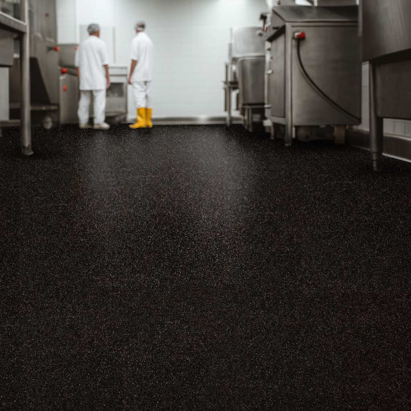 Vinyl Safety Flooring – Slip Resistant, PUR Finish, Biotite