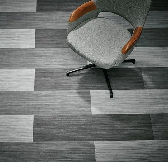 Forbo Flotex Seagrass Charcoal Flocked Vinyl Flooring Planks