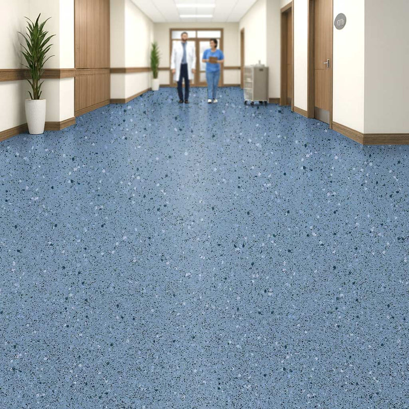Omnaflor Vinyl Flooring Roll – Bluebell, 2mm, PUR Coated