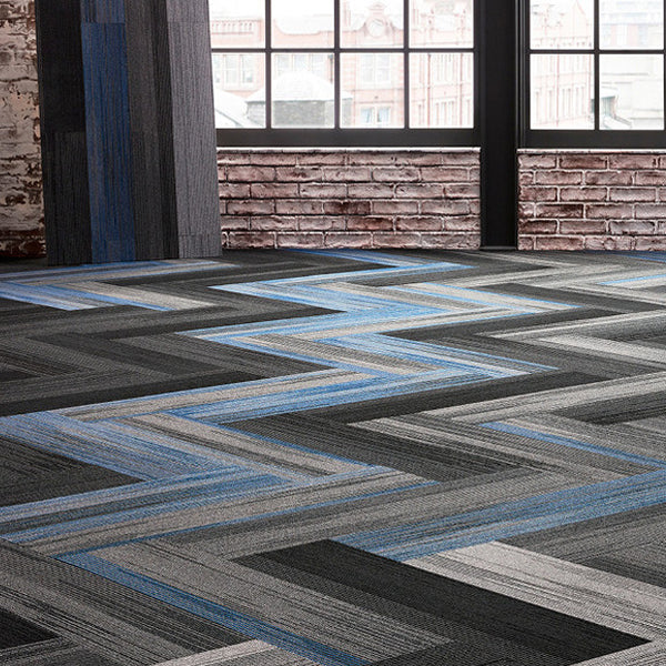 Urban Myth Textured Loop Pile Carpet Graphite Safety Flooring Tiles & Planks