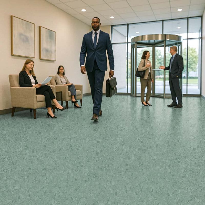 FloresistPro Vinyl Flooring Roll - Kelp, 2mm, Eco-Friendly