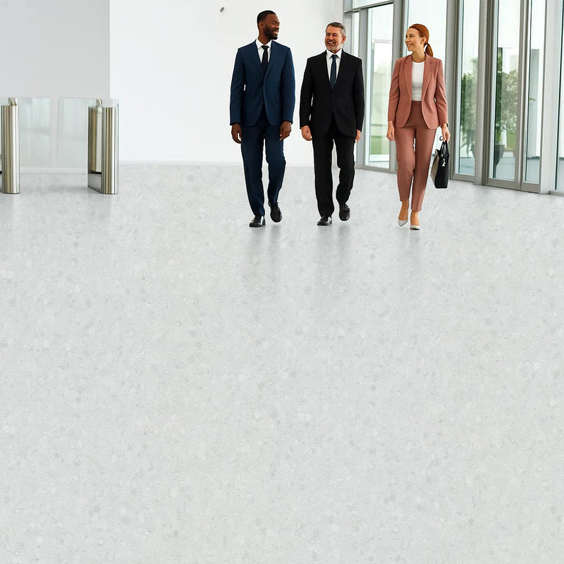 FloresistPro Vinyl Flooring Roll - Storm Grey, 2mm, Eco-Friendly