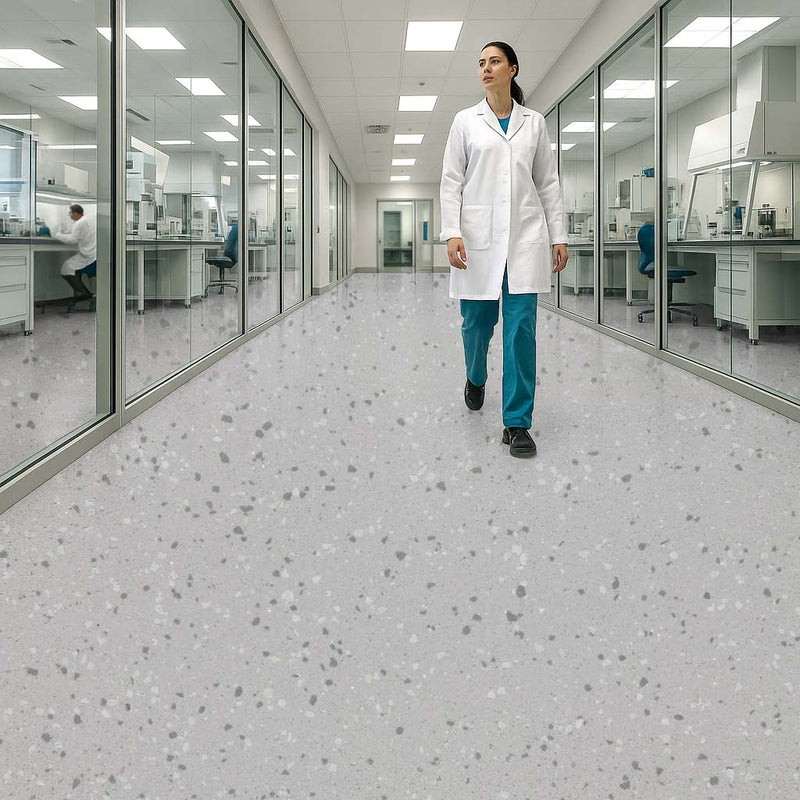 Zyrphan Aquatraxen Puffin Safety Flooring – Slip-Resistant, Grey