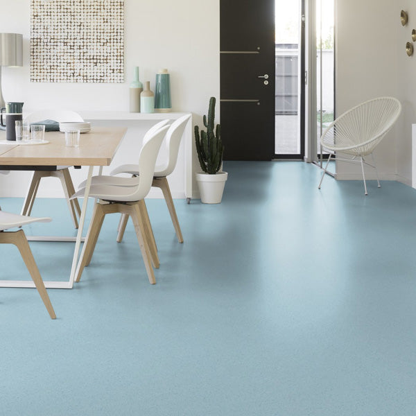 Gerflor Mipolam Affinity Aquamarine Homogeneous Vinyl Floor Covering Roll For High Traffic Areas