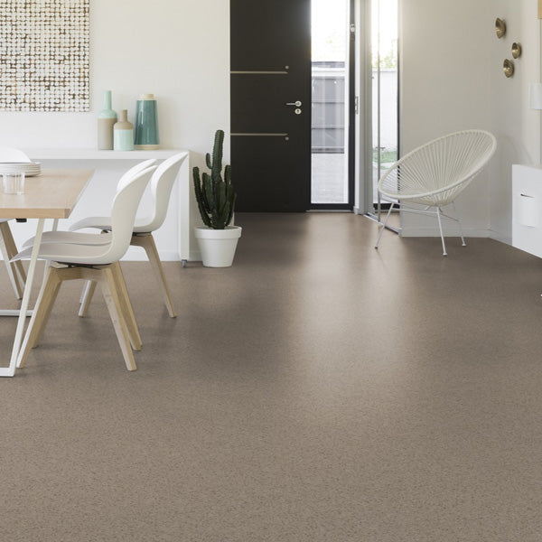 Gerflor Mipolam Affinity Lime Taupe Homogeneous Vinyl Floor Covering Roll For High Traffic Areas