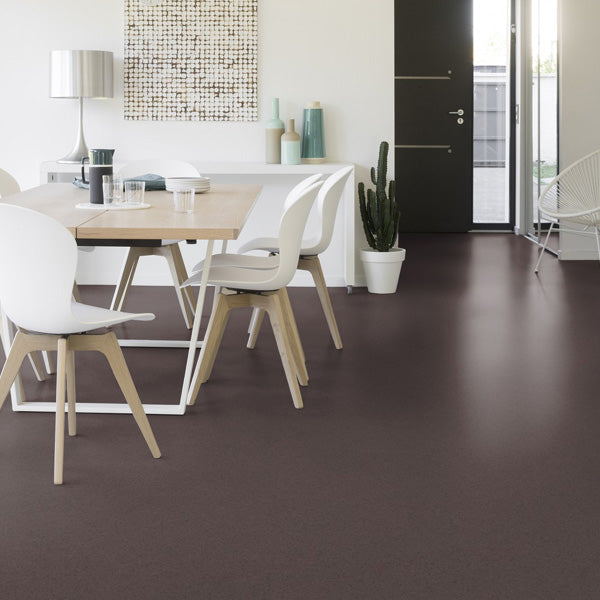 Gerflor Mipolam Affinity Mocca Homogeneous Vinyl Floor Covering Roll For High Traffic Areas