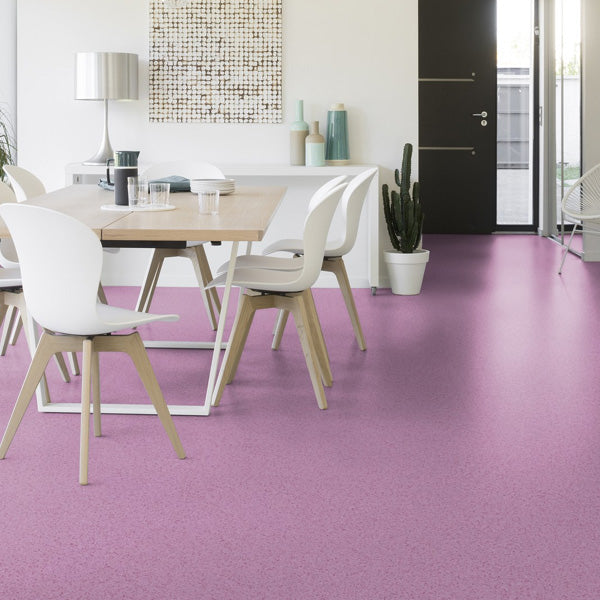 Gerflor Mipolam Affinity Orchid Homogeneous Vinyl Floor Covering Roll For High Traffic Areas