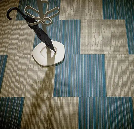 Forbo Flotex Cityscape Complexity Blue Textile Three Dimensional Flooring Tile