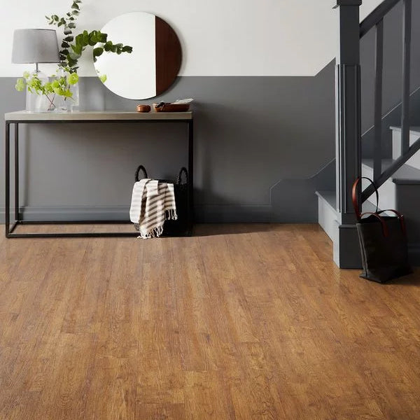 Camaro Loc PUR Laurel Dark Oak Luxury Interlocking Vinyl Safety Flooring Plank