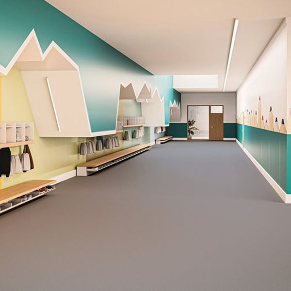 Altro Contrax Black Slip-Resistant Safety Flooring Roll