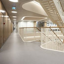Altro Cantata Creme Caramel Decorative & Adhesive-Free Safety Flooring Roll