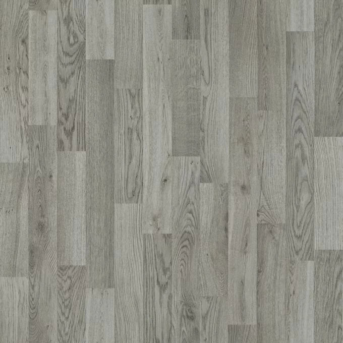 Polysafe Wood Fx Heterogeneous Acoustix PUR Silver Oak Sustainable Slip Resistant Safety Flooring Roll