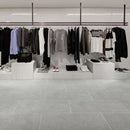 Expona Bevel Line Stone PUR Grey Tumbled Stone Bevel Edged Luxury Vinyl Tile