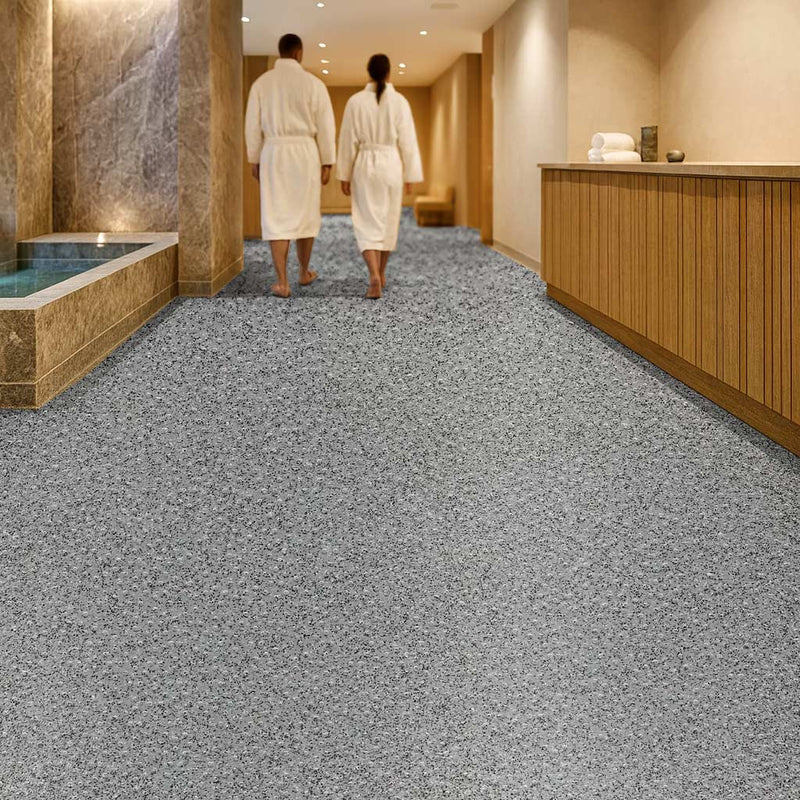 Omnaflor Vinyl Flooring Roll – Tempered Steel, 2mm, Weldable
