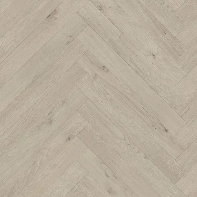 Secura PUR Grey Oak Parquet Heterogeneous Acoustic Luxury Vinyl Sheet