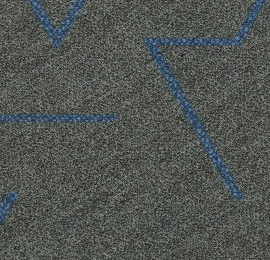 Forbo Flotex Triad Blue Line Stain-resistant Textile Safety Flooring Planks