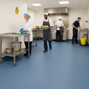 Polysafe Vinyl Safety Flooring – Storm Blue, Slip-Resistant