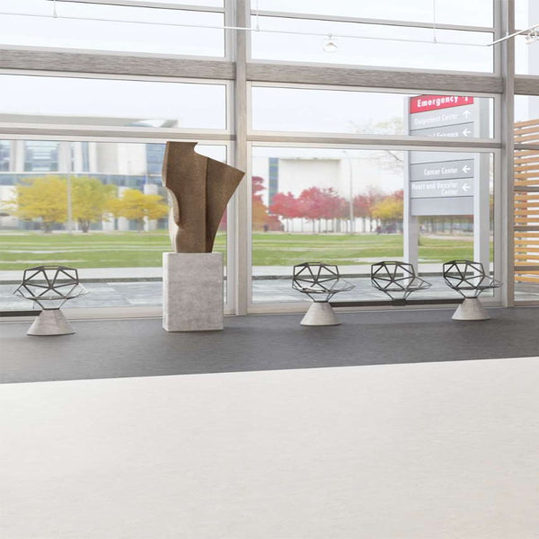 Altro Contrax Light Grey Slip-Resistant Safety Flooring Roll