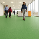 FloresistPro Marmoleum Solid Anti-Static Flooring – Nettle Green, 2.5mm Roll