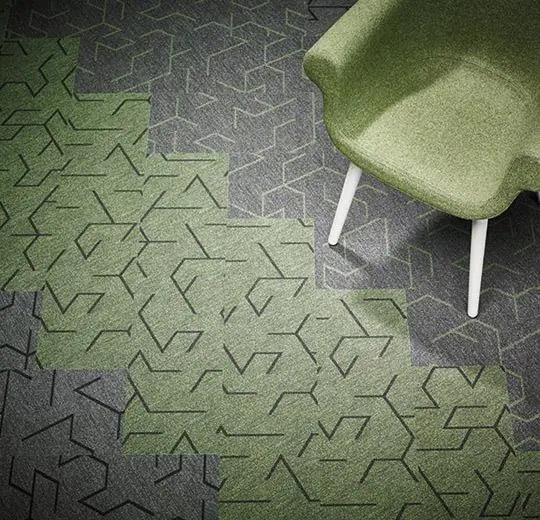 Forbo Flotex Triad Green Line Stain-resistant Textile Safety Flooring Planks