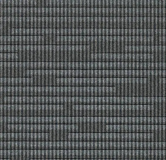 Forbo Flotex Cityscape Integrity² Grey Embossed Textile Three Dimensional Flooring Tile