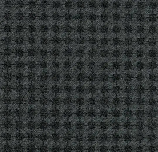 Forbo Flotex Box-Cross Anthracite Slip Resistant Flocked Flooring Carpet Planks