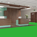 Altro Whiterock Chameleon Hawaiian Palm Colourful Hygienic Wall Cladding PVC Sheet