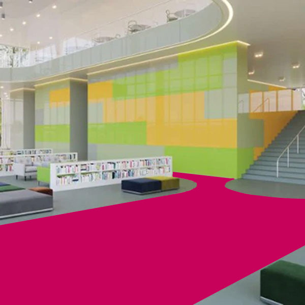 Altro Whiterock Chameleon Shocking Pink Colourful Hygienic Wall Cladding PVC Sheet