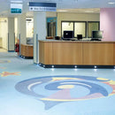 Slip-Resistant Vinyl Flooring Roll – Azure