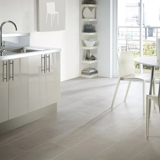 Polyflor Colonia Stone PUR Balmoral Grey Slate Luxury Vinyl Tile