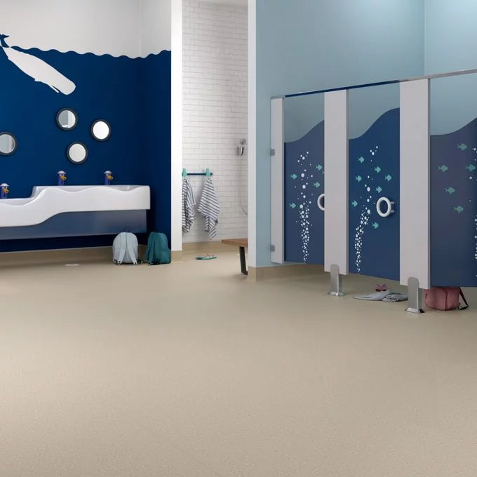 Polysafe Quattro Barley Cove Slip-Resistant Safety Flooring Roll For Wet Areas