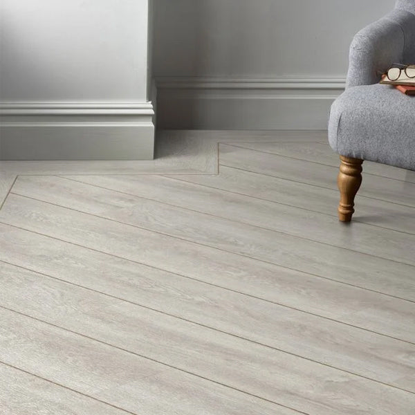 Camaro Wood PUR Bianco Oak Luxury Vinyl Safety Flooring Plank