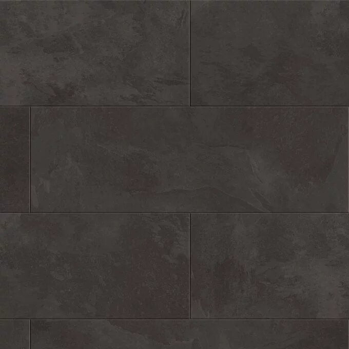 Expona Design Pur Charcoal Slate Luxury Vinyl Tile For Heavy Commercial & Residential Areas