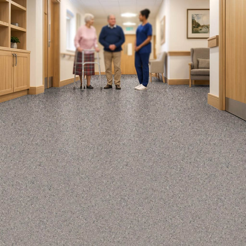 Omnaflor SilvexCore Safety Vinyl Flooring - Galena, PUR