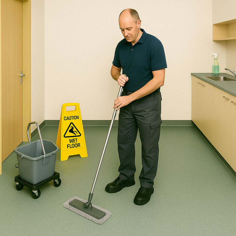 Duraflorix Safety Vinyl Sheet Flooring – Avocado, Slip-Resistant
