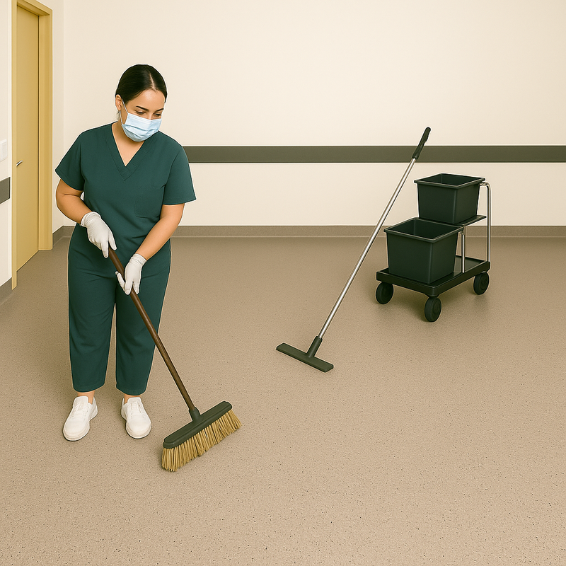 Duraflorix Safety Vinyl Sheet Flooring – Dune, Slip-Resistant