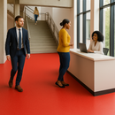 Duraflorix Safety Vinyl Sheet Flooring – Poppy, Slip-Resistant